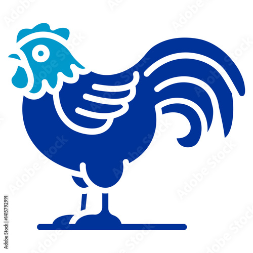 Hainanese Chicken Vector Icon