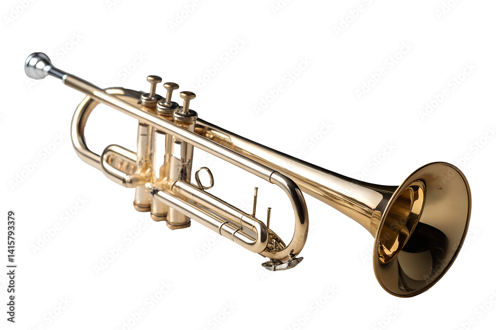 Obraz premium Golden Trumpet Close-Up