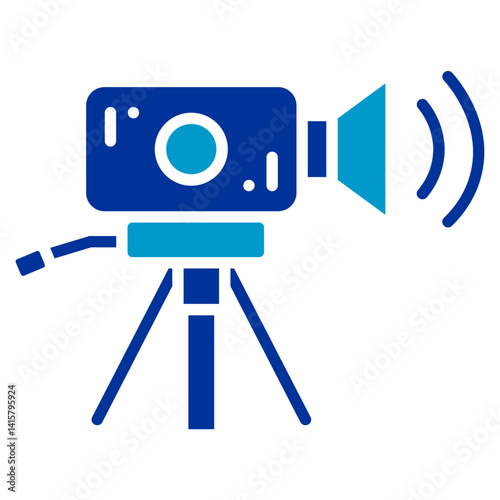 Teleprompter Vector Icon