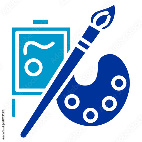 Art Supply Store Vector Icon