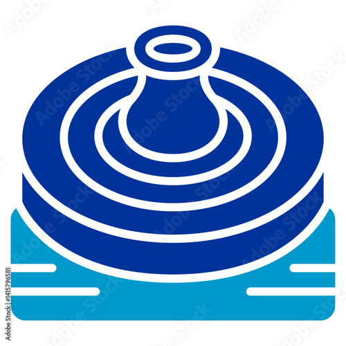 Potter Wheel Vector Icon