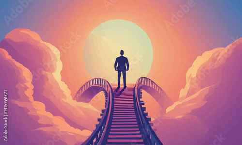 Describe the emotional rollercoaster of achieving success and facing failure.
