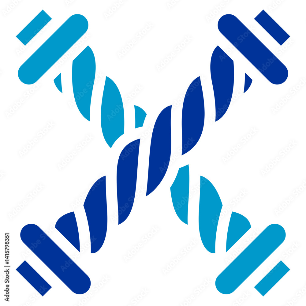 Fototapeta premium Battle Ropes Vector Icon