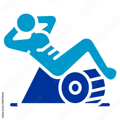 Ab Roller Vector Icon