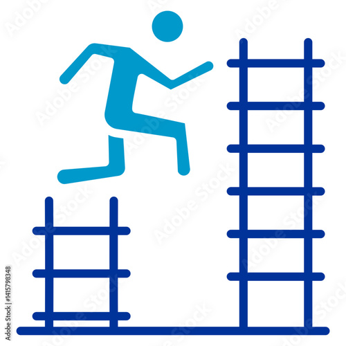 Agility Ladder Vector Icon