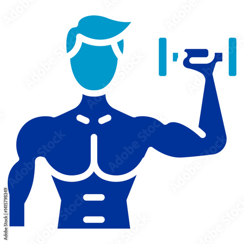 Bicep Curl Vector Icon