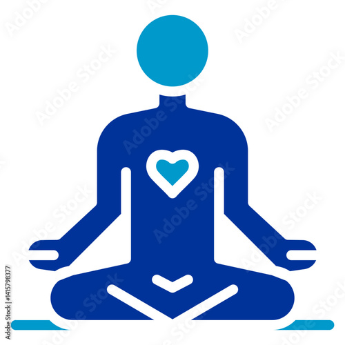 Breathing Exercise Vector Icon