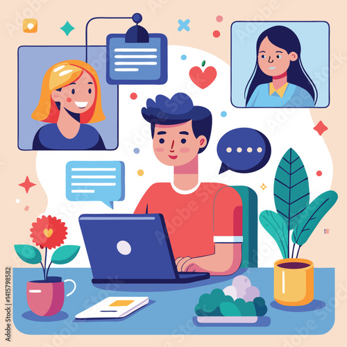 Remote Teamwork Meeting