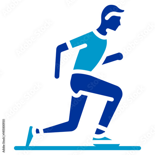 Interval Training Vector Icon