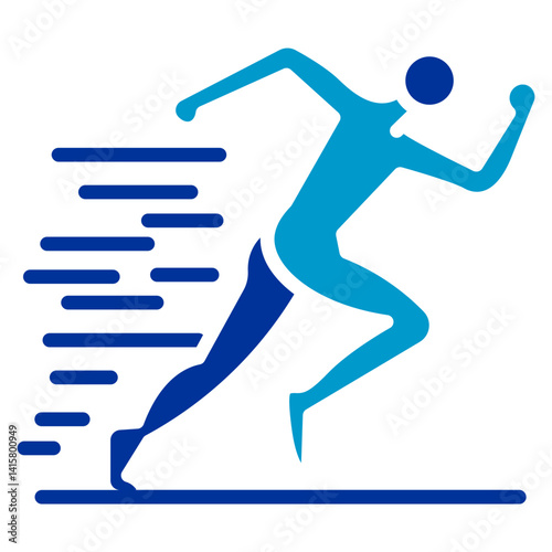 Sprint Vector Icon