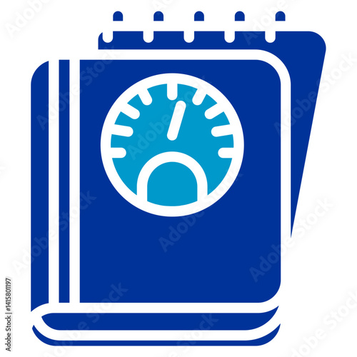 Weight Log Vector Icon