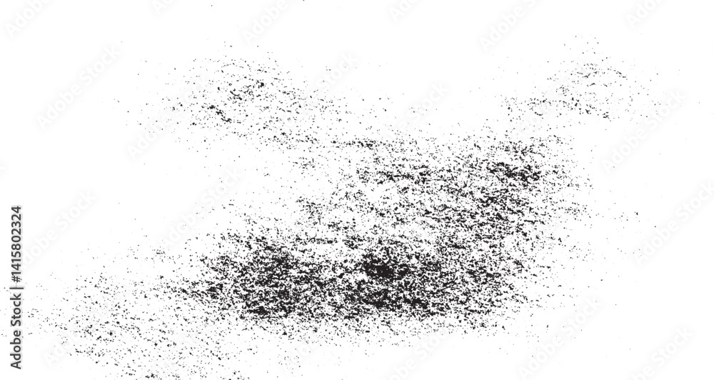 Fototapeta premium Distressed overlay texture for your design, scratched grunge urban different distressed black grain texture. Distress overlay vector textures Vintage grunge paper texture isolated. Old worn overlay