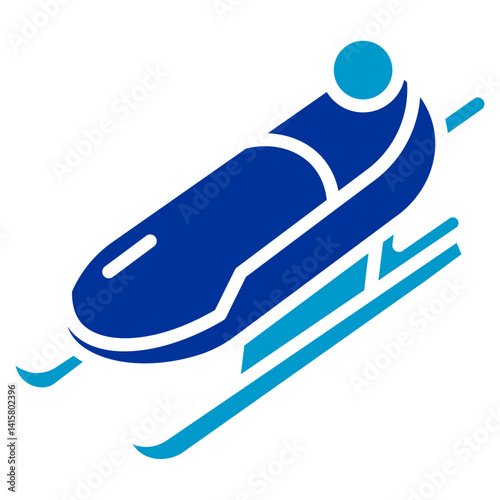 Luge Vector Icon