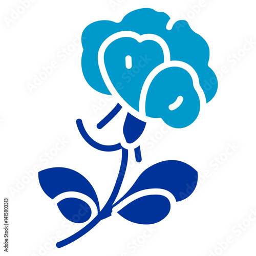 Pea Flower Vector Icon
