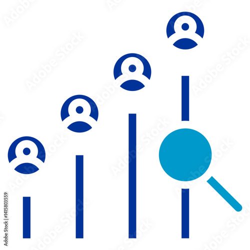 Competitor Analysis Vector Icon