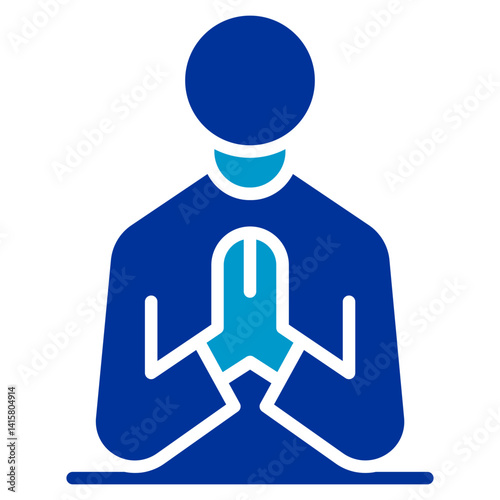 Praying Vector Icon