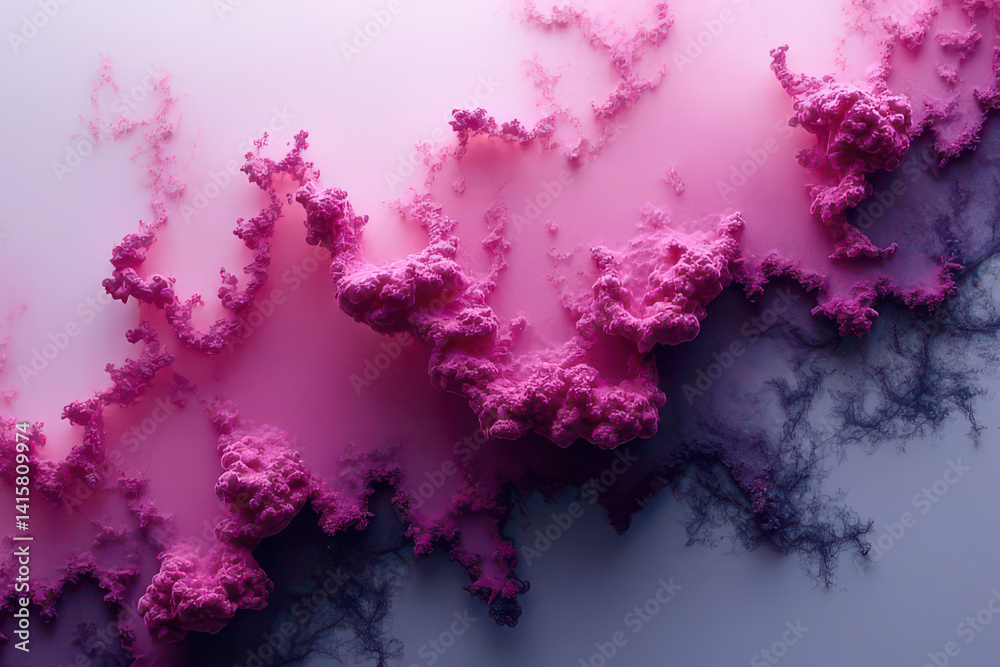 Fototapeta premium Mesmerizing Ink in Water: Close-Up Experimental Photography of Swirling Colors