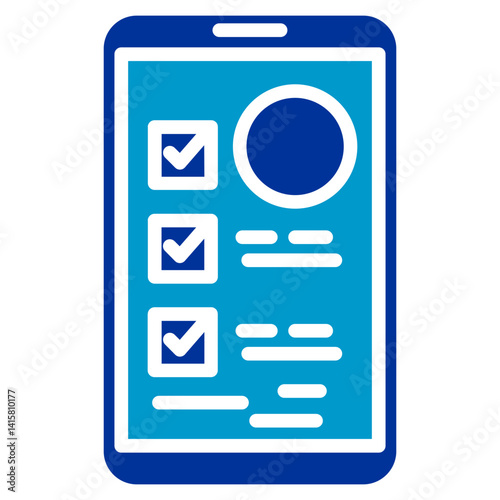Travel Checklist App Vector Icon