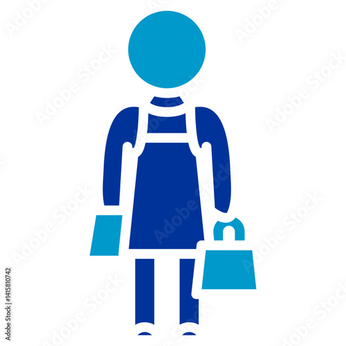 Shopkeeper Vector Icon