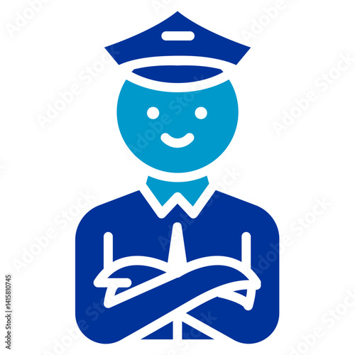 Security Guard Vector Icon