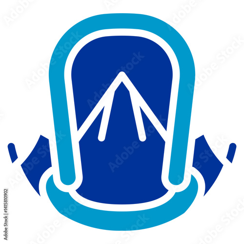 Climbing Carabiner Vector Icon