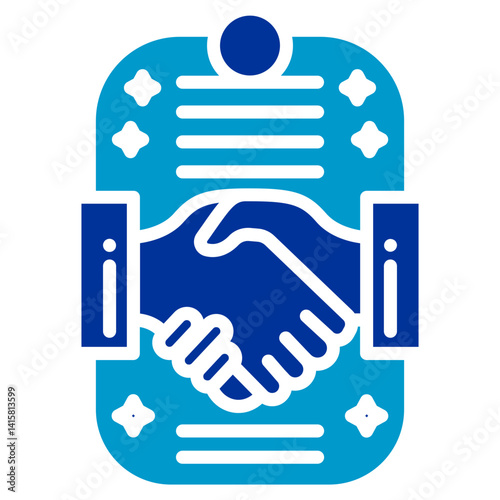 Collusion Agreement Vector Icon