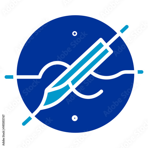 Forged Signature Vector Icon