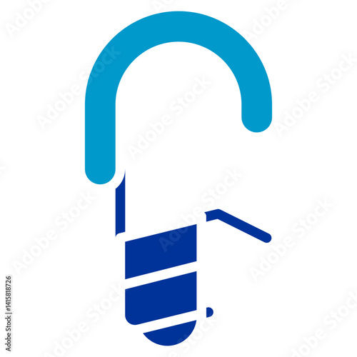Climbing Screw Lock Vector Icon