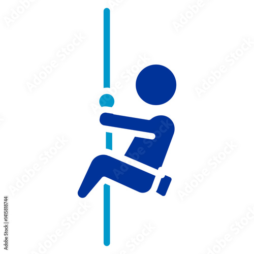 Climbing Stake Vector Icon