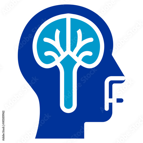 Chronic Sinusitis Vector Icon