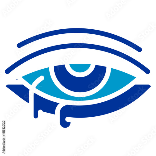 Eye Puffiness Vector Icon