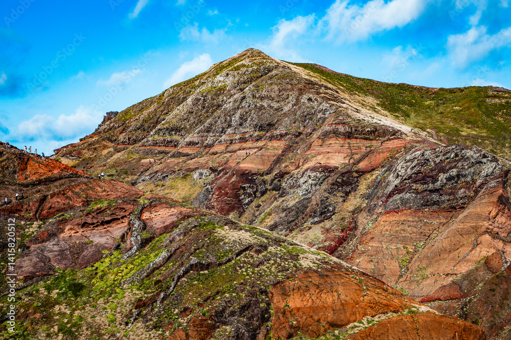dramatic coastline with rocks of Madeira, Portugal