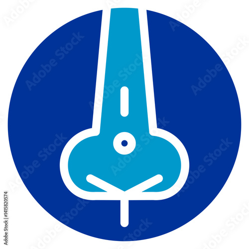 Stuffy Nose Vector Icon