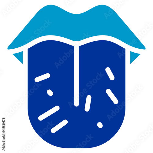 Tongue Swelling Vector Icon