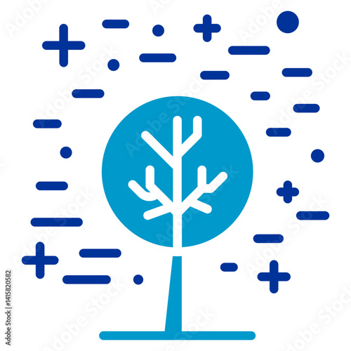 Tree Pollen Sensitivity Vector Icon