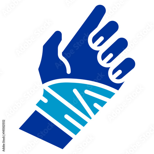 Wrist Sprain Vector Icon