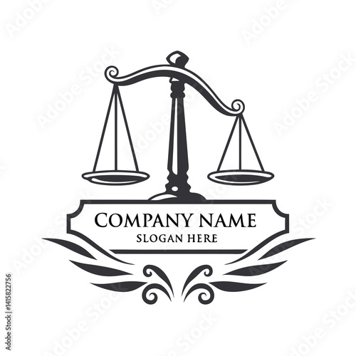 Justice Scale Logo Design