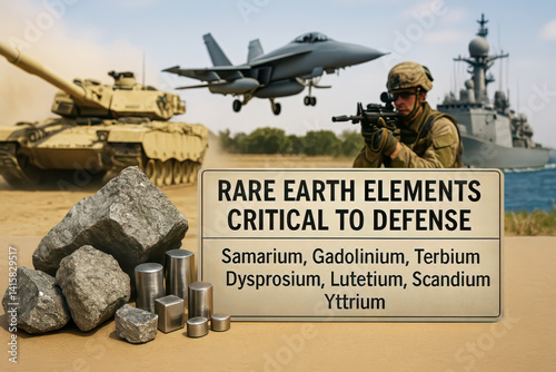 Rare Critical Earth Elements Imported, Used in US Military Systems and Strategic Defense