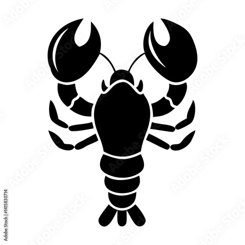 Fish or seafood flat icon for food apps and websites
