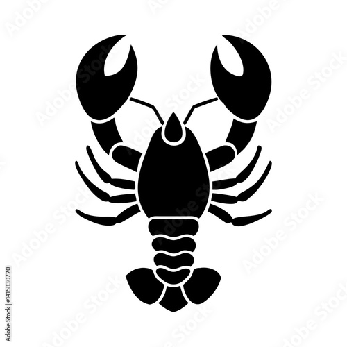 Fish or seafood flat icon for food apps and websites
