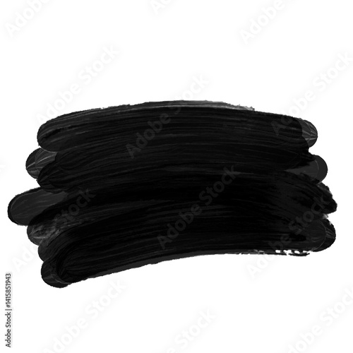 brush grunge paint isolated