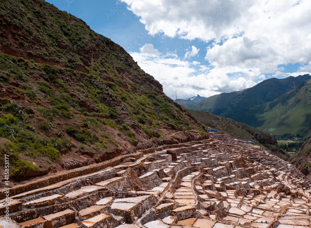 The Maras Salt Mines are a Complex of More than 3,000 Natural Salt Ponds, Located in the Sacred Valley of the Incas, near Cusco, Peru