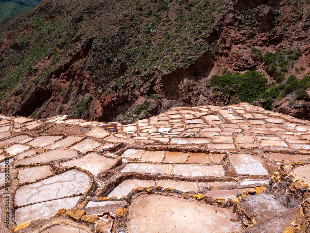 The Maras Salt Mines are a Complex of More than 3,000 Natural Salt Ponds, Located in the Sacred Valley of the Incas, near Cusco, Peru