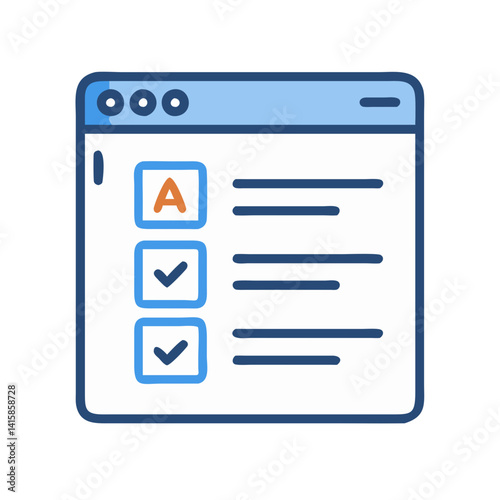 Online task manager with check marks and one pending