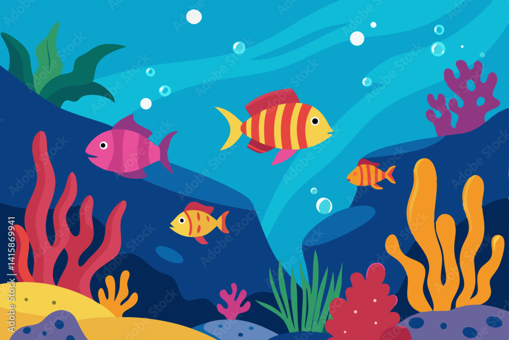 Fototapeta premium fish in the sea