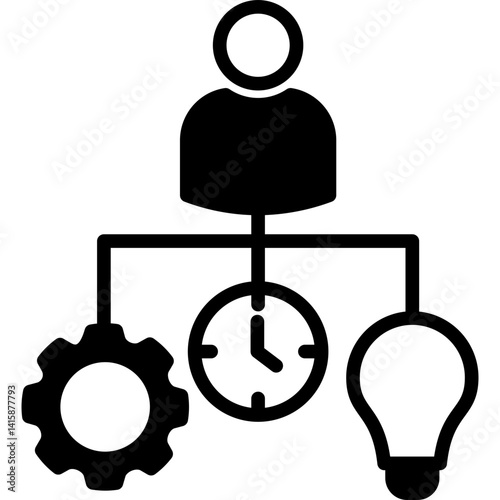 Resource Allocation mixed icon