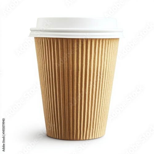 Wallpaper Mural Ripple coffee cup with lid isolated on white background Torontodigital.ca