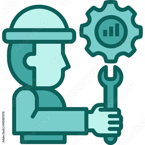 Workflow Optimization solid icon