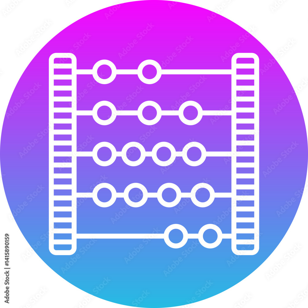 Obraz premium Abacus Icon