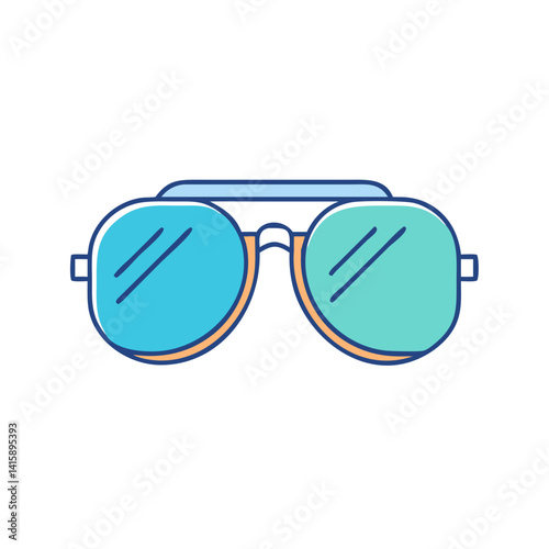 Stylish Aviator Sunglasses with Tinted Lenses for a Sunny Day Outing